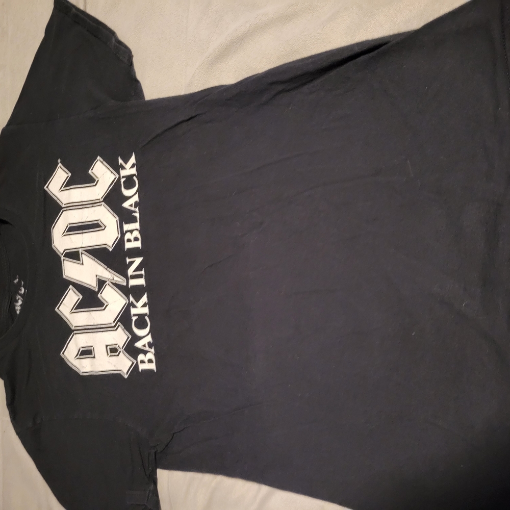 AC/DC Black Graphic T-Shirt for Men